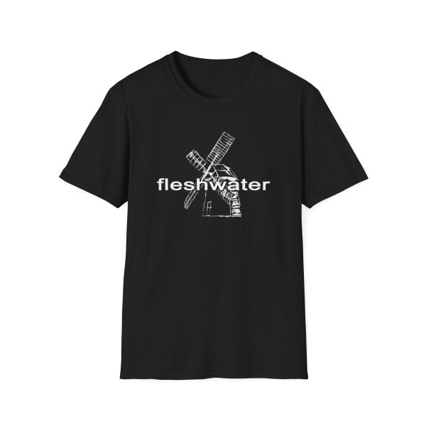 Fleshwater - Sketch Windmill Unisex Softstyle T-Shirt