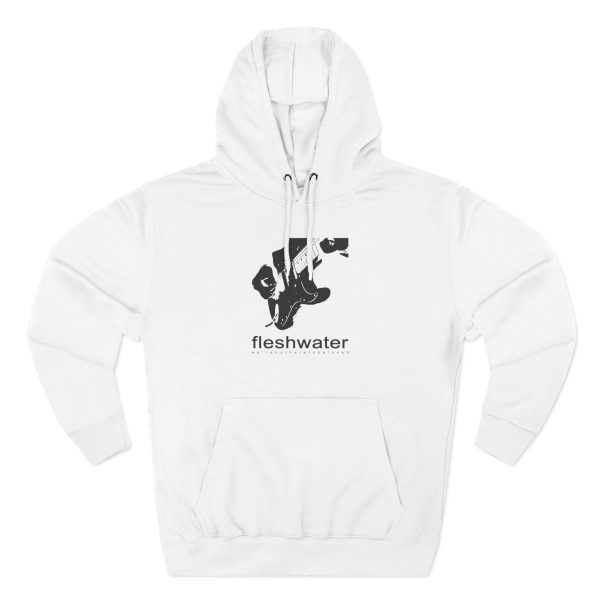 Fleshwater "We're Not Here To Be Loved" Three-Panel Fleece Hoodie